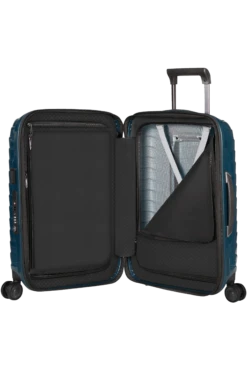 Samsonite Proxis Valise à 4 Roues Extensible 55cm - Bleu Pétrole -Voyage Soldes 126035 1686 126035 1686 proxis spinner 5520 exp interior 4868f4fd acd0 40df a214 afd2008cf7b6