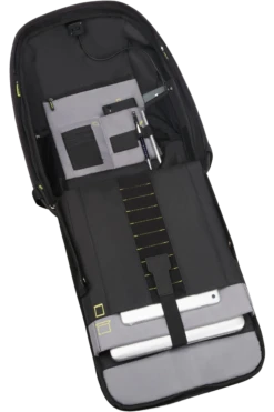 Samsonite Securipak Sac à Dos Pour Ordinateur 15.6" - Black Steel -Voyage Soldes 128822 t061 128822 t061 lapt.backpack 15.6 interior e424c52d 5ac8 479a 892e ae3100e72f3d