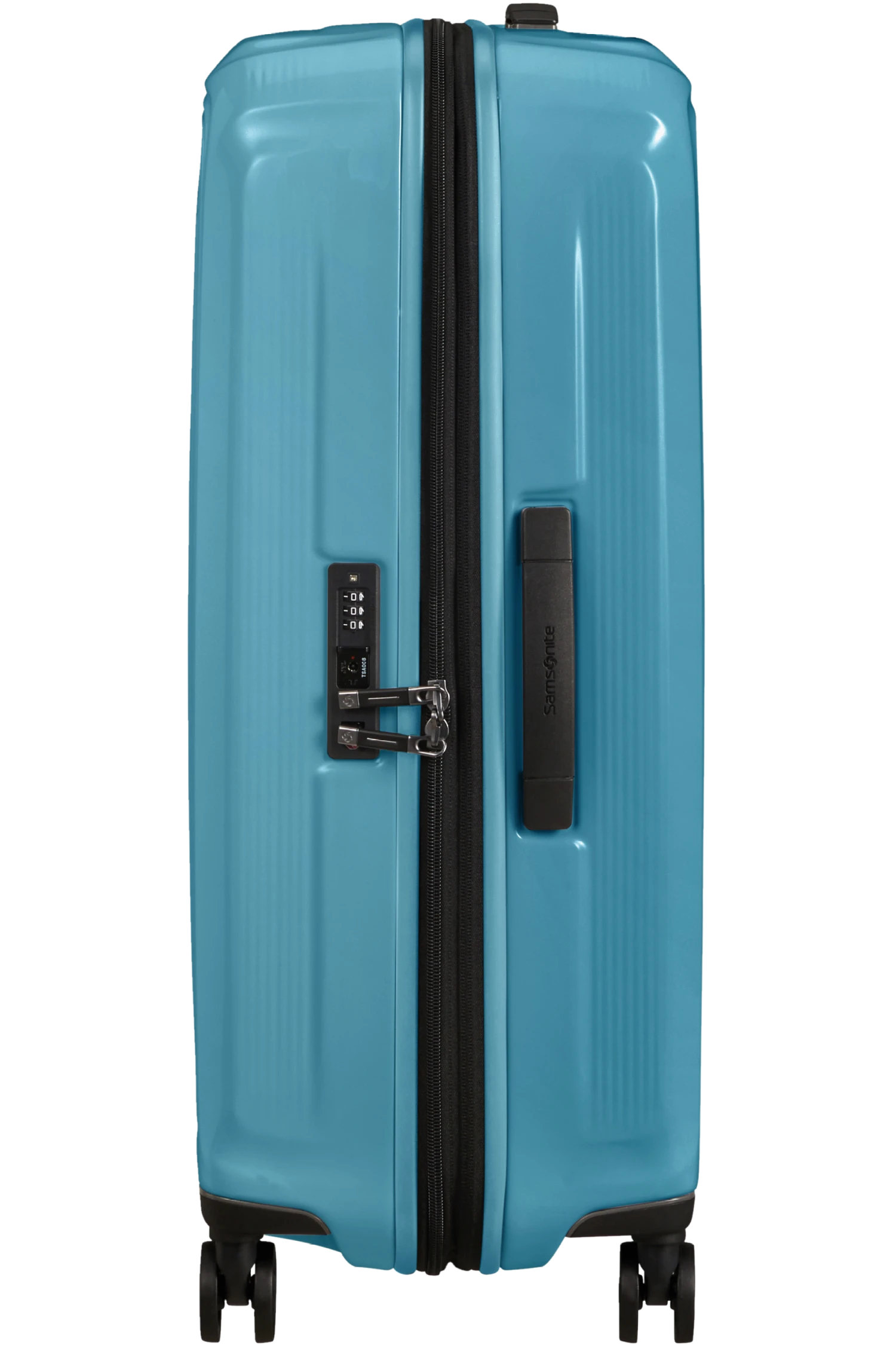 Samsonite Nuon Valise à 4 Roues Extensible 69cm - Metallic Ocean Blue 5 Samsonite Nuon Valise à 4 Roues Extensible 69cm - Metallic Ocean Blue – Image 3