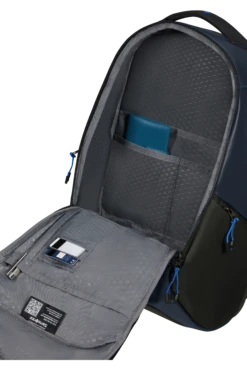 Samsonite Ecodiver Sac à Dos Pour Ordinateur M USB 15.6" - Blue Nights -Voyage Soldes 140874 2165 140874 2165 ecodiver urban lap. backpack m usb interior 6c465f9f c6e5 406a 8fd2 ae6d00cb9c9f