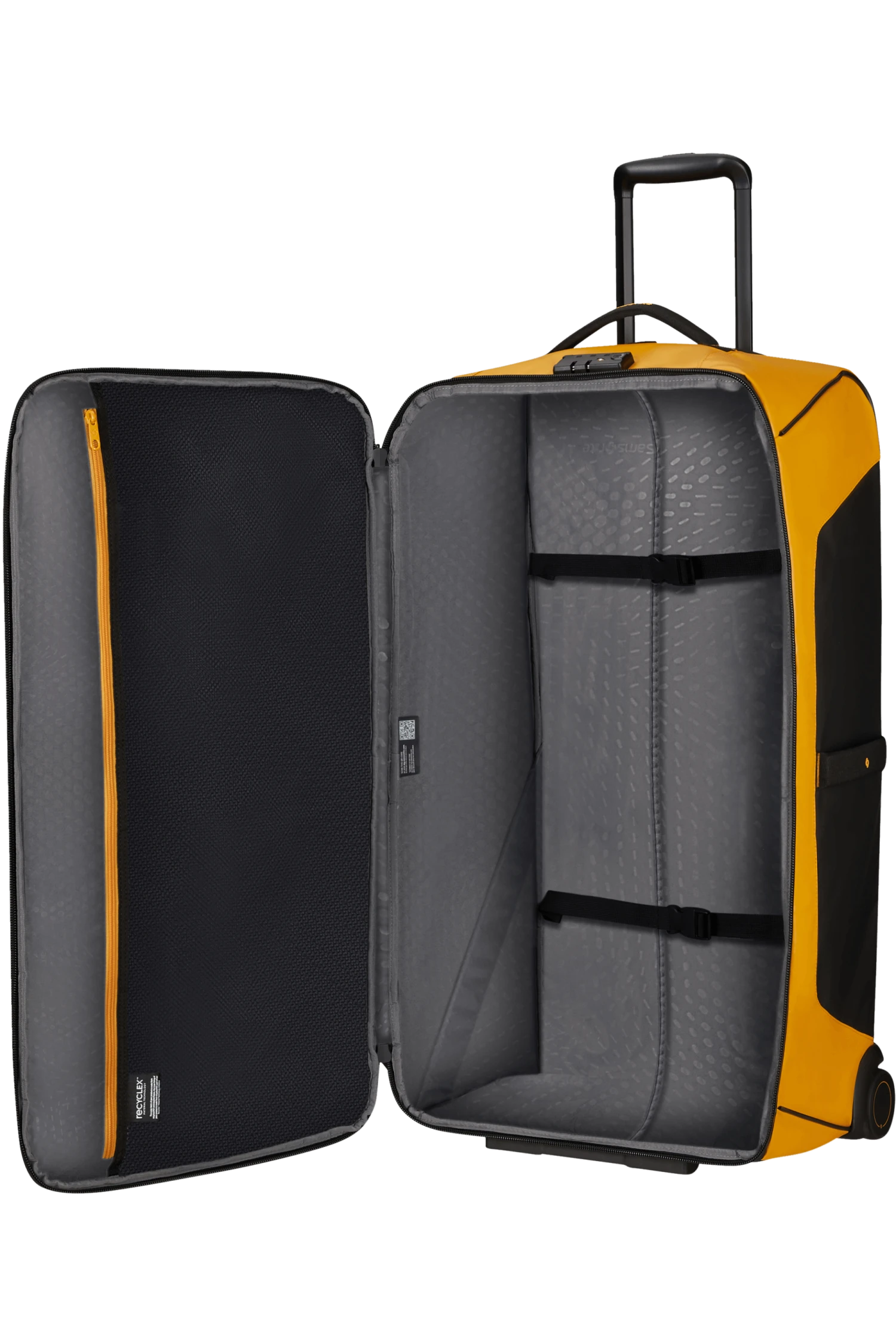 Samsonite Ecodiver Sac De Voyage à Roulettes 79 Cm - Jaune 4 Samsonite Ecodiver Sac De Voyage à Roulettes 79 Cm - Jaune – Image 2