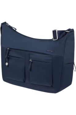 Samsonite Move 4.0 Sac épaule M - Bleu Foncé -Voyage Soldes 144721 1247 144721 1247 move 4.0 should. bag m 2 pock front34 7ec4544d 76f9 43d4 8198 ae9b00d3e69d