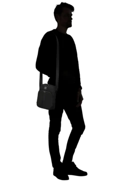 Samsonite Sacksquare Sacs Porté Croisé M - Noir