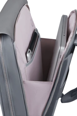 Samsonite Zalia 3.0 Sac à Dos Avec Rabat 14.1" - Gris Métal -Voyage Soldes 147735 1802 147735 1802 zalia 3.0 backpack wflap 14.1 laptop20compartment f892ffee 77d6 48cd 8438 af8200a04609