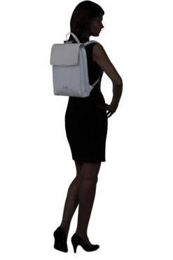 Samsonite Zalia 3.0 Sac à Dos Avec Rabat 14.1" - Gris Métal